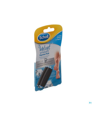 Scholl velvet smooth expr.pedi 2roul.crist.diamant