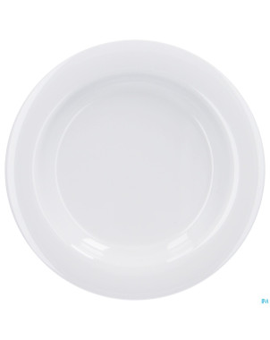 Assiette asym.vital melam.20cm blanche    advys