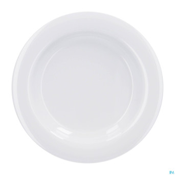Assiette asym.vital melam.20cm blanche    advys