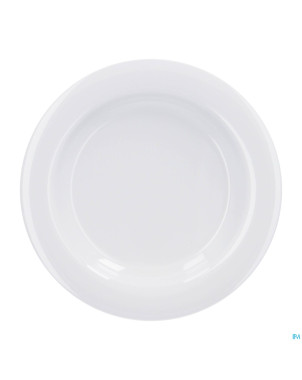 Assiette asym.vital melam.20cm blanche    advys