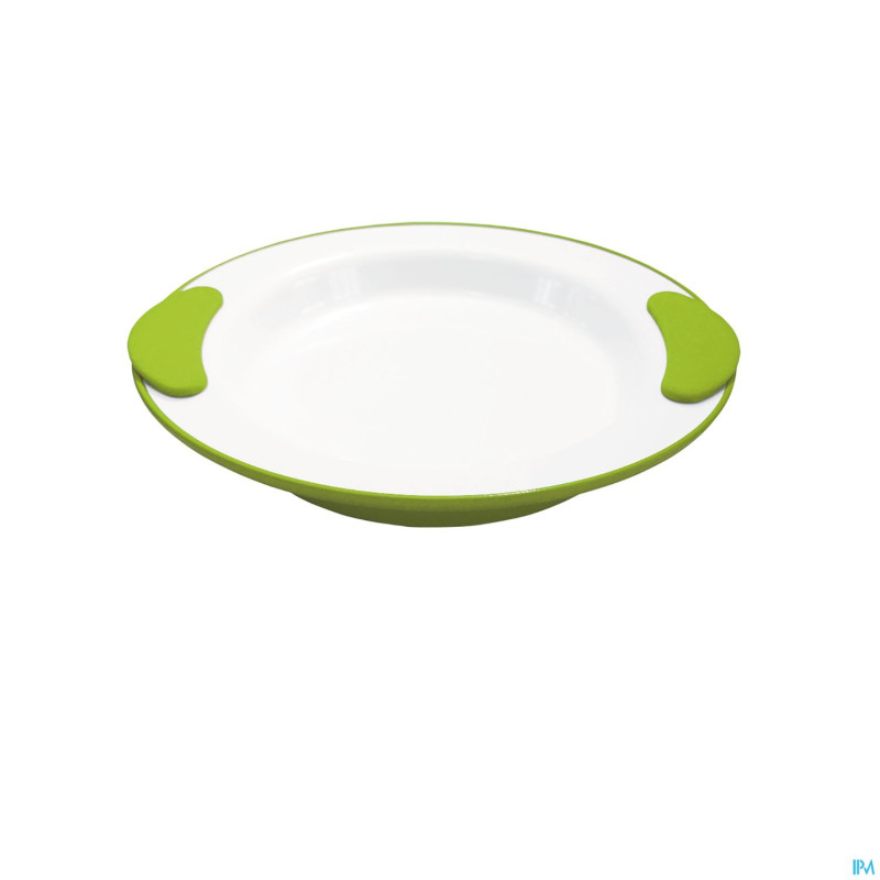 Assiette chauffante thermo 25,5cm vert    advys