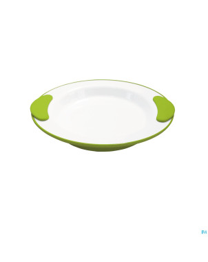 Assiette chauffante thermo 25,5cm vert    advys