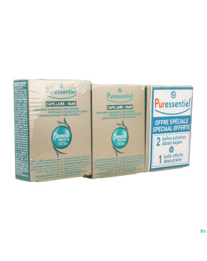 Puressentiel capillaire fortif.chev trio caps 3x30