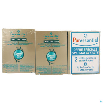 Puressentiel capillaire fortif.chev trio caps 3x30