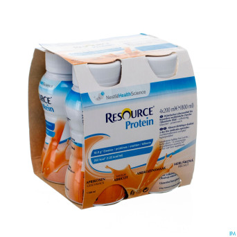 Resource protein abricot    4x200ml