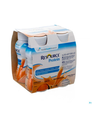 Resource protein abricot    4x200ml