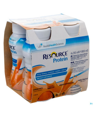 Resource protein abricot    4x200ml