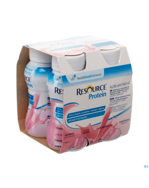 Resource protein fraise    4x200ml