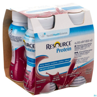 Resource protein fruits des bois 4x200ml