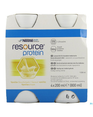 Resource protein vanille    4x200ml