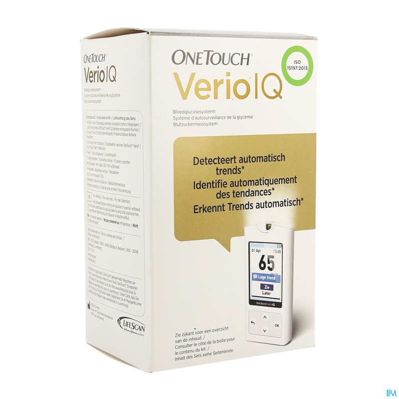 Onetouch verio iq systeme surveillance glycemie