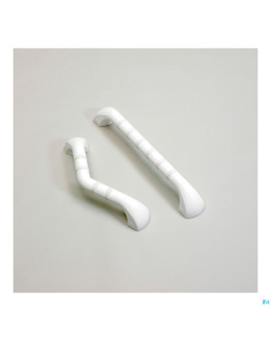 Barre appui plast a/derap.prima blanc 45cm   advys