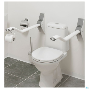 Barre appui repliable fix.murale 90cm courbe advys