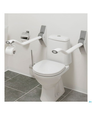 Barre appui repliable fix.murale 90cm courbe advys