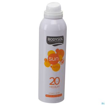 Bodysol sun aerosol ip20  150ml new