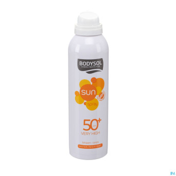 Bodysol sun aerosol ip50+  150ml new
