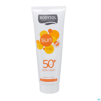 Bodysol sun milk ip50+    250ml new