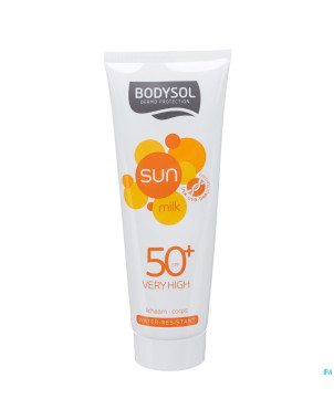 Bodysol sun milk ip50+    250ml new