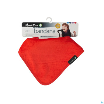 Bavoir bandana adulte rouge    advys