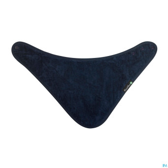 Bavoir bandana enfant bleu fonce    advys