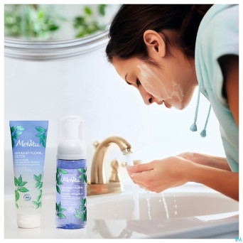 Melvita bouquet floral mousse nettoy. legere 155ml