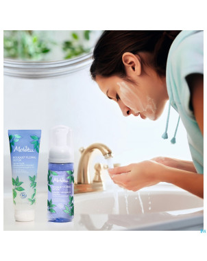 Melvita bouquet floral mousse nettoy. legere 155ml