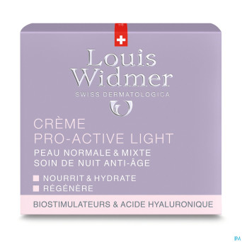 Widmer nuit creme pro-active light parf pot 50ml