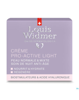 Widmer nuit creme pro-active light parf pot 50ml