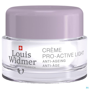 Widmer nuit creme pro-active light n/parf pot 50ml