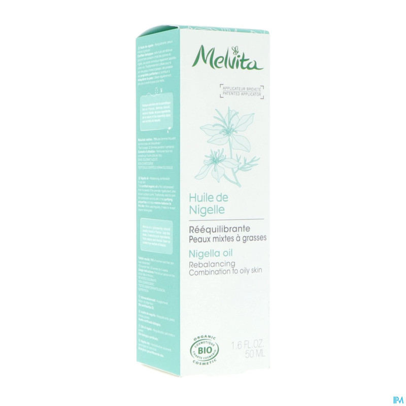 Melvita huile soin nigelle purifiante    50ml