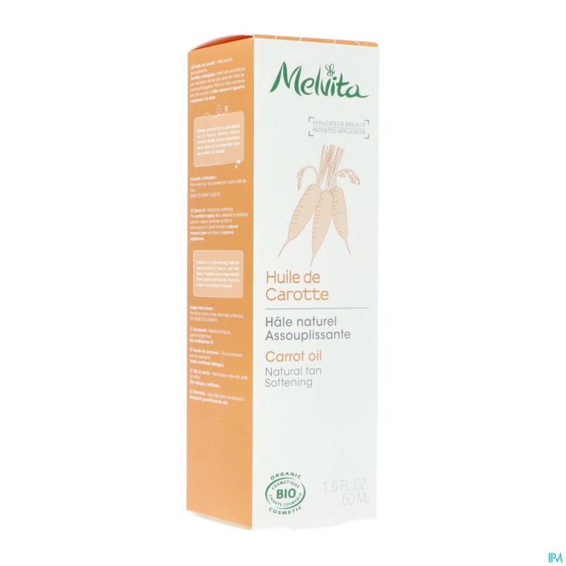 Melvita huile soin carotte teint eclatant    50ml