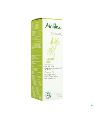 Melvita huile soin ricin ongles&sourcils    50ml