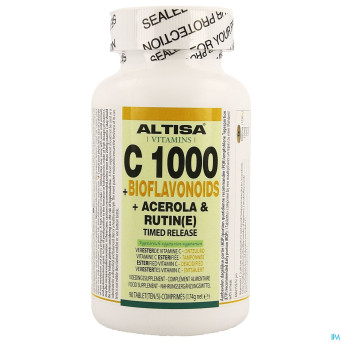 Altisa c 1000+bioflavonoid 350mg cplx tr  tabl  90