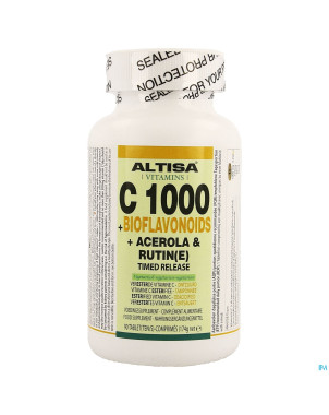 Altisa c 1000+bioflavonoid 350mg cplx tr  tabl  90