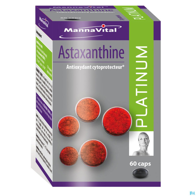 Mannavital astaxanthine platinum    caps 60