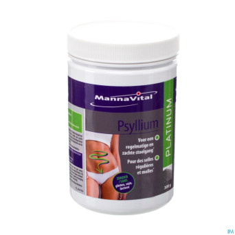Mannavital psyllium platinum    pdr 300g