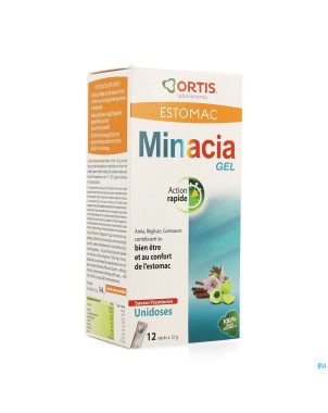 Ortis minacia gel sticks framboise 12x12g