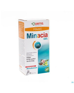Ortis minacia gel sticks framboise 12x12g