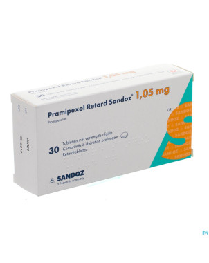 Pramipexol retard sandoz 1,05mg liberat prol  30