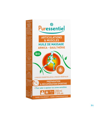 Puressentiel articulation massage arnica bio 200ml