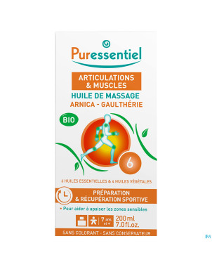 Puressentiel articulation massage arnica bio 200ml
