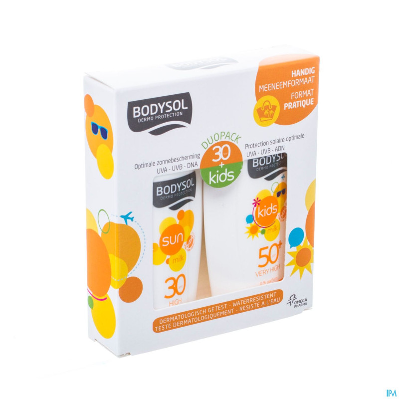 Bodysol summerkit family nf  2x50ml
