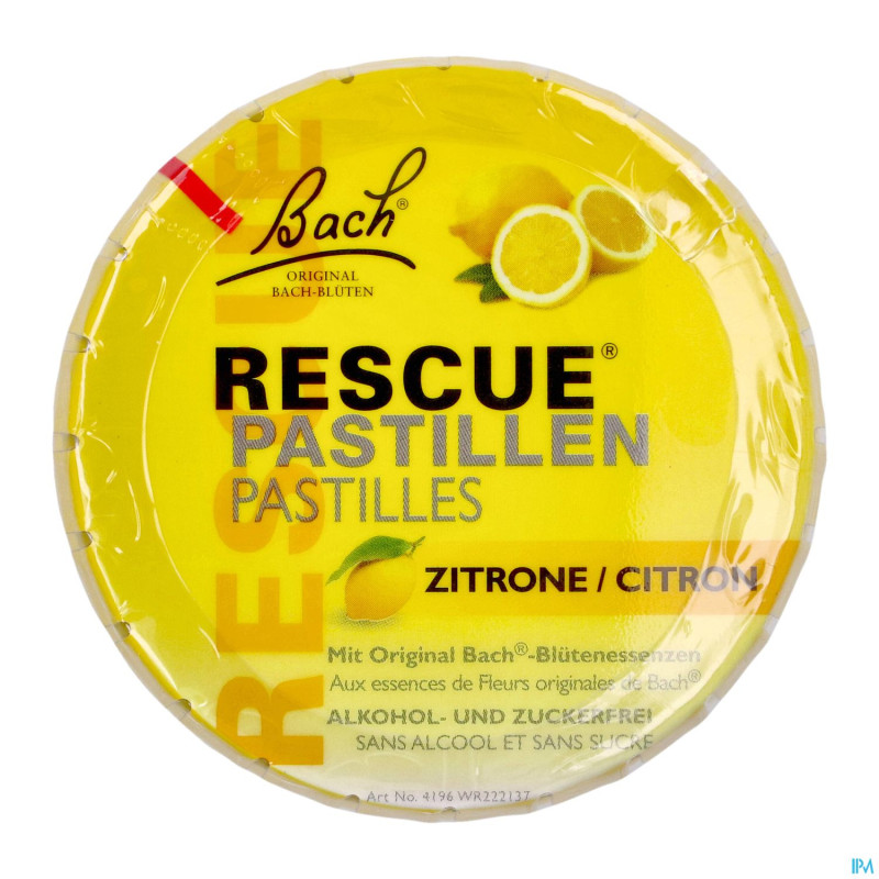 Bach rescue pastilles citron    50g