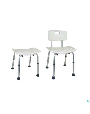 Siege douche assise galbee duro alu tabouret advys