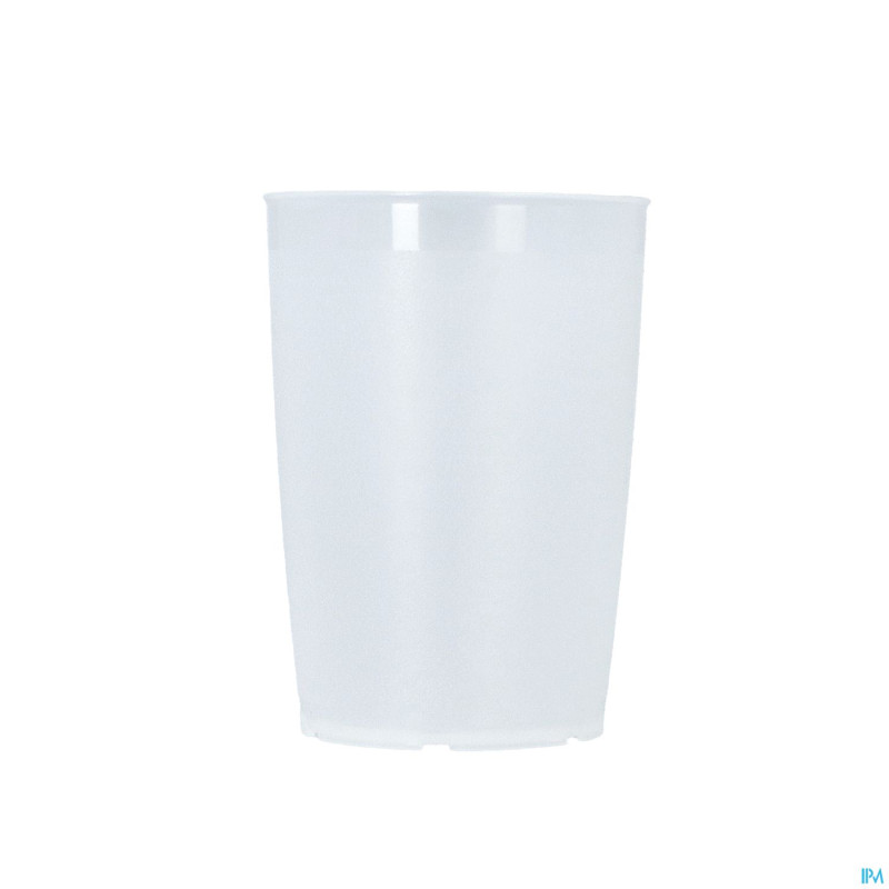 Gobelet simple blanc transp bec v. en option 250ml