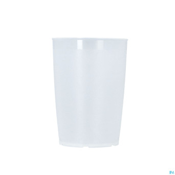 Gobelet simple blanc transp bec v. en option 250ml