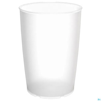 Gobelet simple blanc transp bec v. en option 250ml