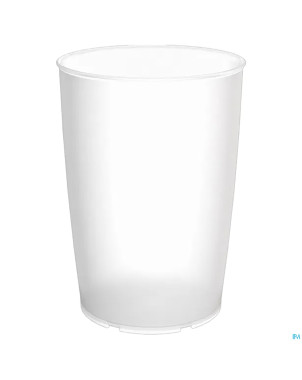 Gobelet simple blanc transp bec v. en option 250ml