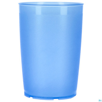 Gobelet simple bleu transp bec v. en option  250ml