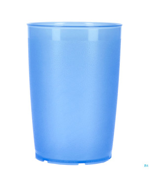 Gobelet simple bleu transp bec v. en option  250ml